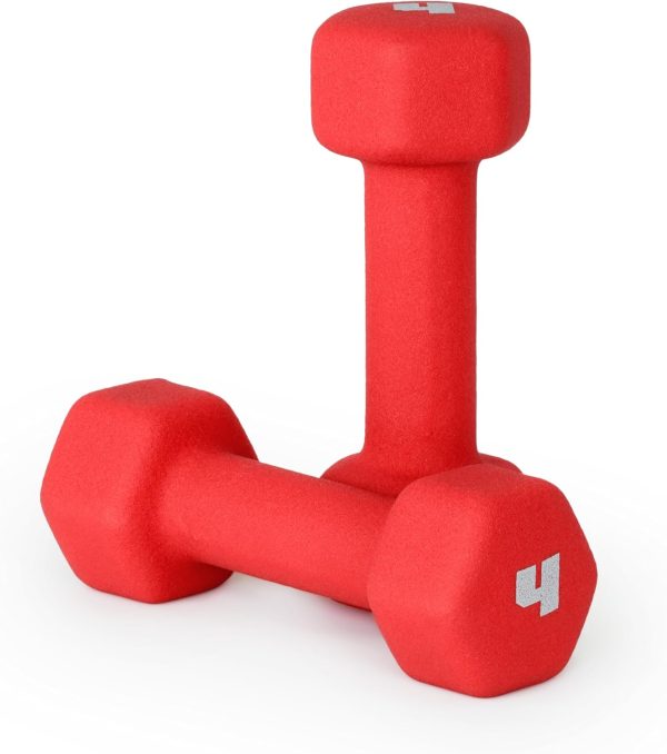 CAP Barbell Neoprene Dumbbell Hand Weights - Pair | Multiple...
