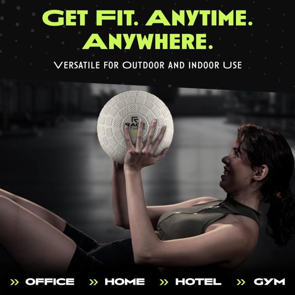 Slam Balls for Exercise, Tread Texture for Firm Grip, Full B...