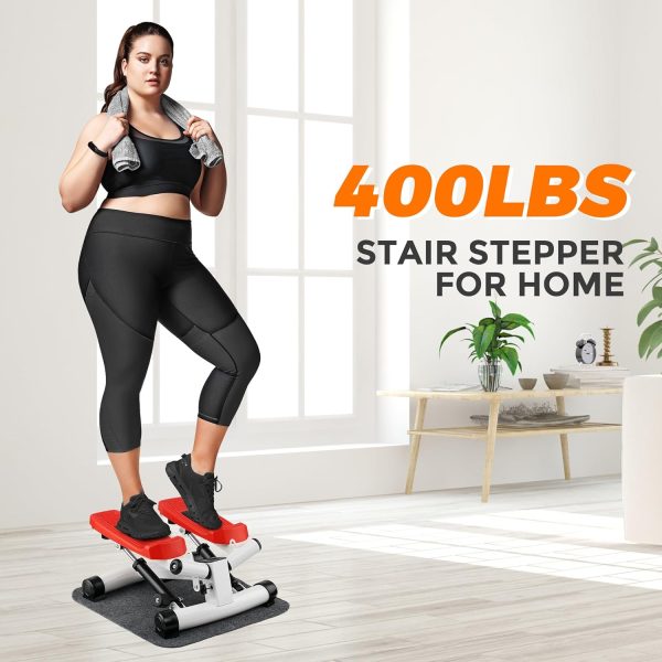 Stair Stepper for Home Exercise, 400LB Twist Steppers for Ex...