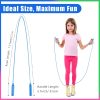 Aodaer Kids Jump Rope Set Colorful Outdoor Jump Ropes 7.3 Fe...
