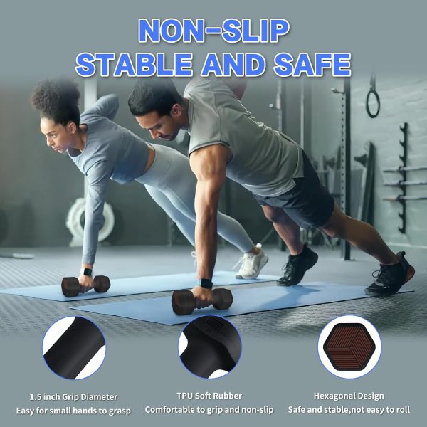 Adjustable Dumbbells Set- 2 lb 3lb 4lb 5lb Free Weights Set ...