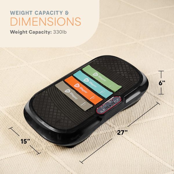LifePro Vibration Plate Exercise Machine - Whole Body Workou...