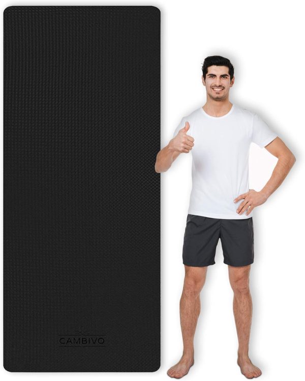 CAMBIVO Extra Wide Yoga Mat for Women and Men (72"/84"x 32"x...