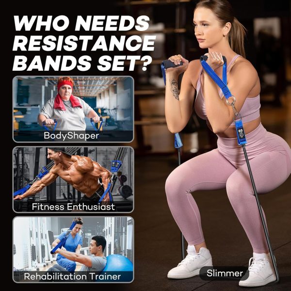 Heavy Resistance Bands for Working Out, NITEEN Resistance Ba...