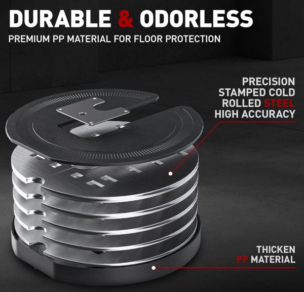 Adjustable Dumbbell, 52.5/54LBS with 12 Free Weights, 1-Sec ...