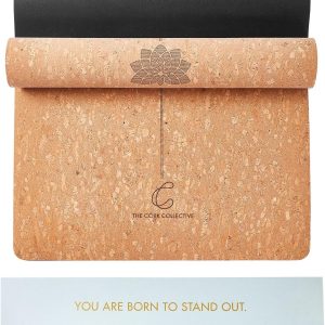 CorkTec Non Toxic Non Slip Thick Cork Yoga Mat with Eco-Frie...