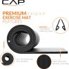 CAP Barbell 1/2-Inch High Density Exercise Yoga Mat with Str...