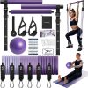 Upgraded Pilates Bar Kit with Resistance Bands Natural Latex...