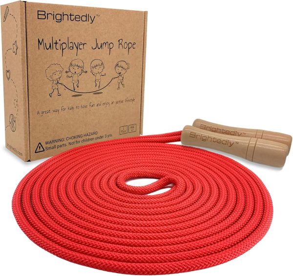 16 FT Long Jump Rope for Kids, Multiplayer, Adjustable | Cla...