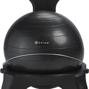 Gaiam Classic Balance Ball Chair – Exercise Stability Yoga B...