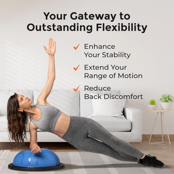 LifePro Half Exercise Ball Trainer - Balance Ball for Exerci...