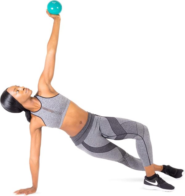 ProsourceFit Weighted Toning Exercise Balls for Pilates, Yog...