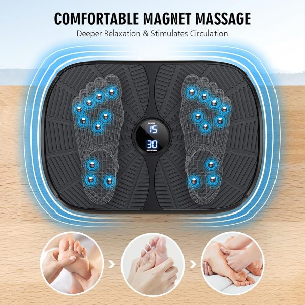 Vibration Plate Exercise Machine, LERTIN Compact Portable Fu...