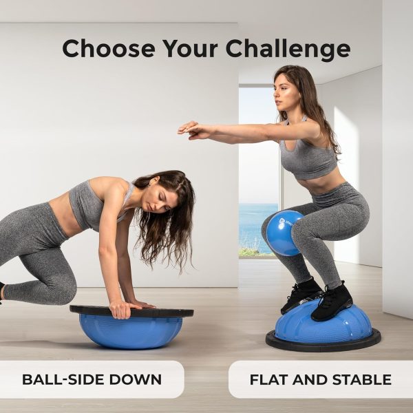 LifePro Half Exercise Ball Trainer - Balance Ball for Exerci...