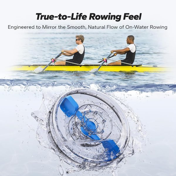 MERACH Water Rowing Machines for Home, Foldable Row Machine ...