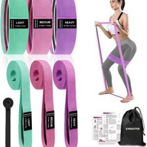 Large Fabric Resistance Bands for Working Out, Loop Exercise...
