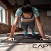 CAP Barbell 1/2-Inch High Density Exercise Yoga Mat with Str...