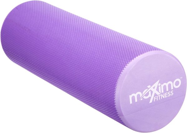 Maximo Fitness Foam Roller - 18" x 6" High Density Exercise ...