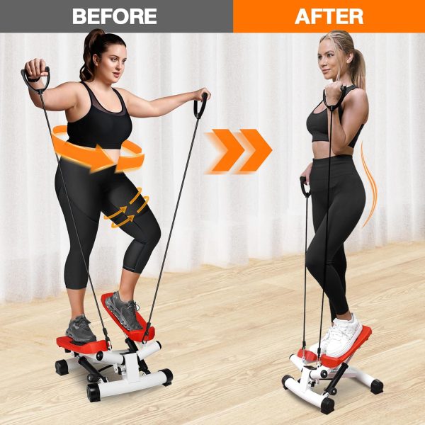 Stair Stepper for Home Exercise, 400LB Twist Steppers for Ex...