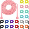 Aodaer PVC Skipping Rope Adjustable Jump Rope for Kids Multi...