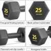 Hex Dumbbells PVC Encase Coating Free Weight Dumbbell Set fo...