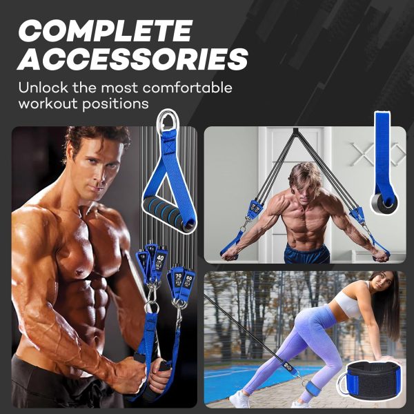 Heavy Resistance Bands for Working Out, NITEEN Resistance Ba...