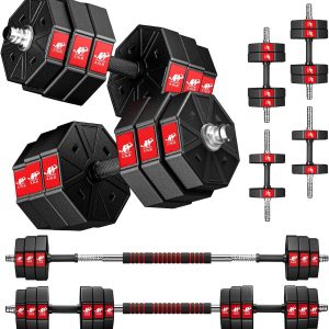 Adjustable Weights Dumbbells Set, 44Lbs 66Lbs 88Lbs 3 in 1 A...