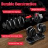 Adjustable Dumbbell Set, 40LB to 3LB Weight Set, 12 Free Wei...