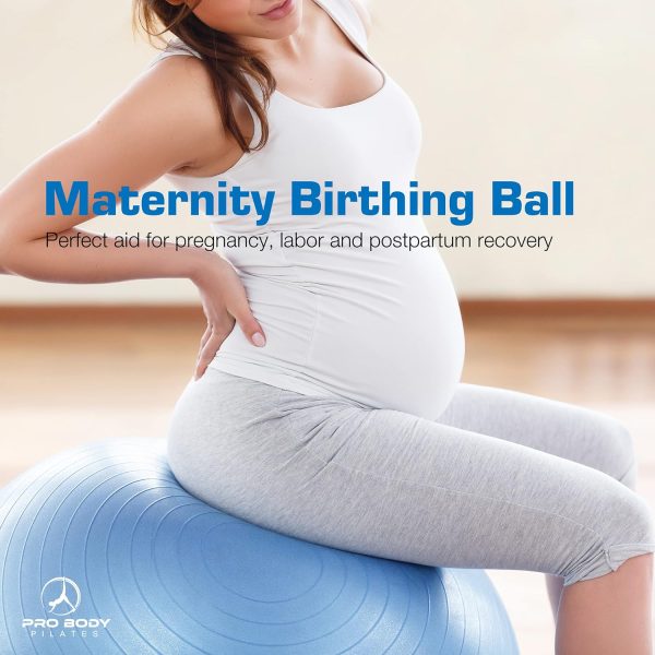 ProBody Pilates Ball Yoga Ball Chair, Exercise Ball Chair wi...