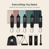 Retrospec Train Resistance Bands Set (5pc) Workout Bands w/H...