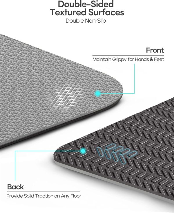 Heathyoga Eco Friendly Non Slip Yoga Mat, Body Alignment Sys...