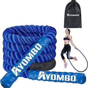 Jump Rope, Weighted Jump Rope for Men Women, 2 lb Heavy Jump...