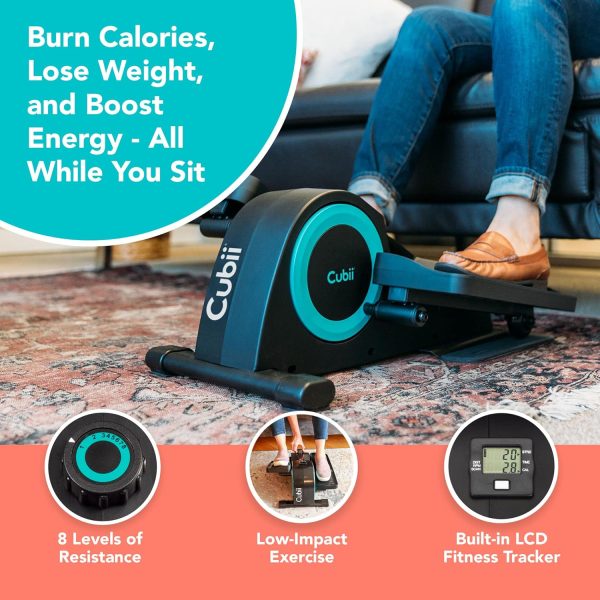Cubii JR1, Under Desk Elliptical, Under Desk Bike Pedal Exer...