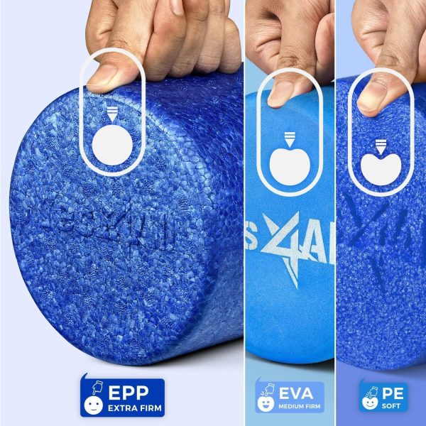 Yes4All High Density Half Round Foam Roller Support Pain Rel...