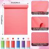 12 Pieces Yoga Mats Bulk 68 x 24 x 0.12 Inch Exercise Mats N...