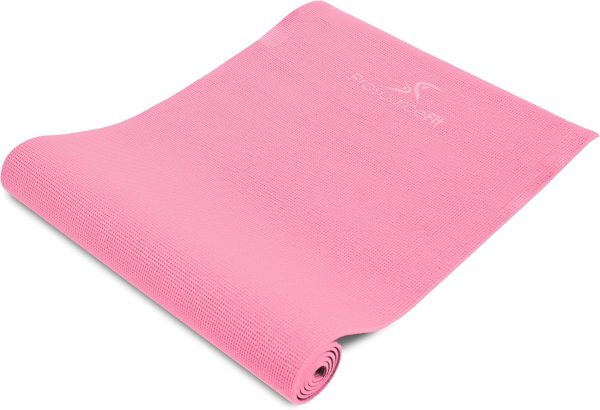 ProsourceFit Original Yoga Exercise Mat ¼” (6mm) Thick for C...