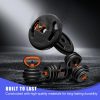 Adjustable Dumbbells 45lbs Free Weight Dumbbell Set with Con...