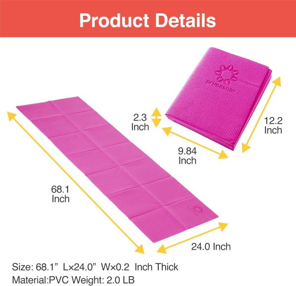 Primasole Foldable yoga mat