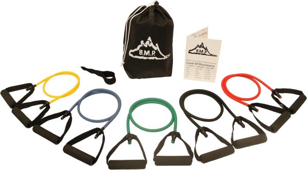Black Mountain Products Resistance Band Set (Five Bands Incl...