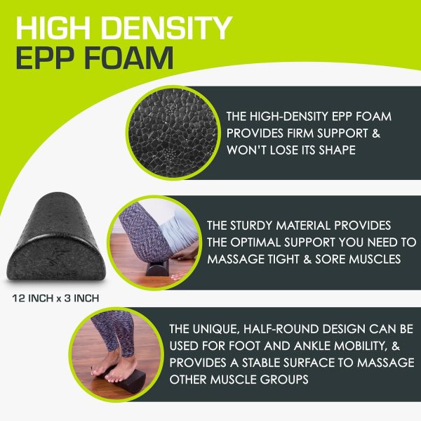 ProsourceFit High Density Foam Rollers 36 - inches long. Fir...