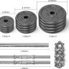 PROIRON 44Lbs Cast Iron Adjustable Dumbbell Set Hand Weight ...