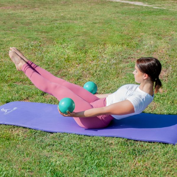 ProsourceFit Weighted Toning Exercise Balls for Pilates, Yog...