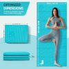 Foldable Yoga Mat for Home Workout & Travel, 4mm/2mm Thick T...