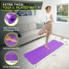 ProsourceFit Extra Thick Yoga and Pilates Mat ½” (13mm) or 1...