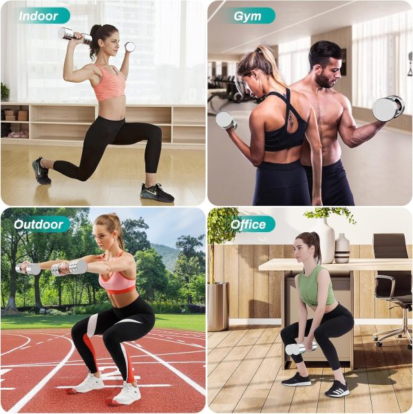 LIFERUN Single Steel Adjustable Dumbbell, 5/10/15lb Free Wei...