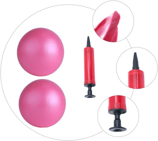 1 Set Pilates Auxiliary Yoga Ball Physical Torque Gym Kickba...
