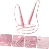 Skipping Rope Gym Bench Adjustable Jumping Jump Rope Ropeles...