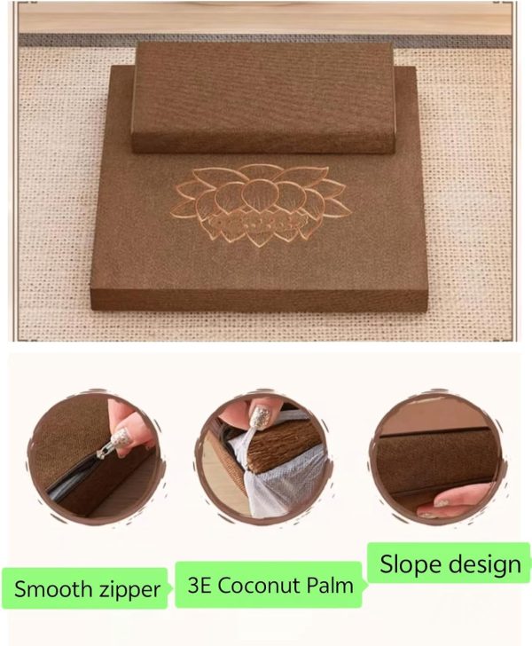 Large and Meditation Cushion,Square Handcrafted Meditation M...