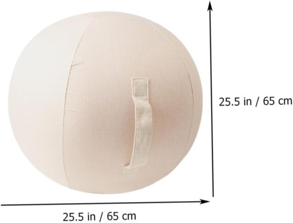 VANZACK Yoga Ball Gym Ball Non-Slip Exercise Mat Yoga Fitnes...