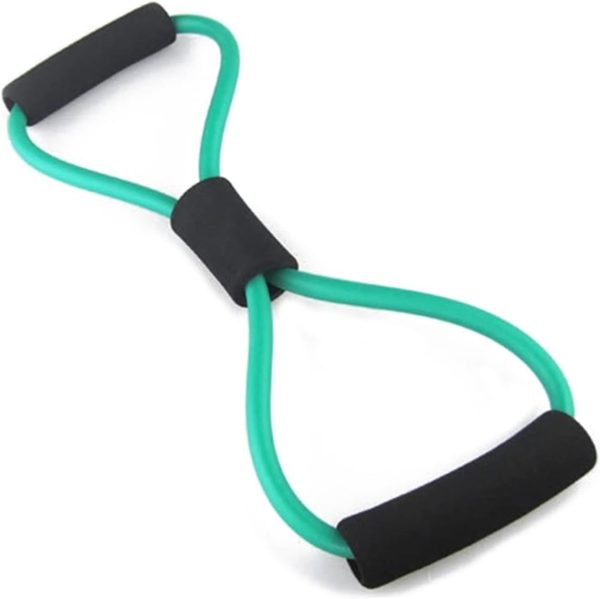 Chest Expander Spring Foot Pedal Resistance Band Exercises f...